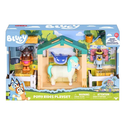 BLUEY S9 PONY RIDES PLAYSET - 630996175545