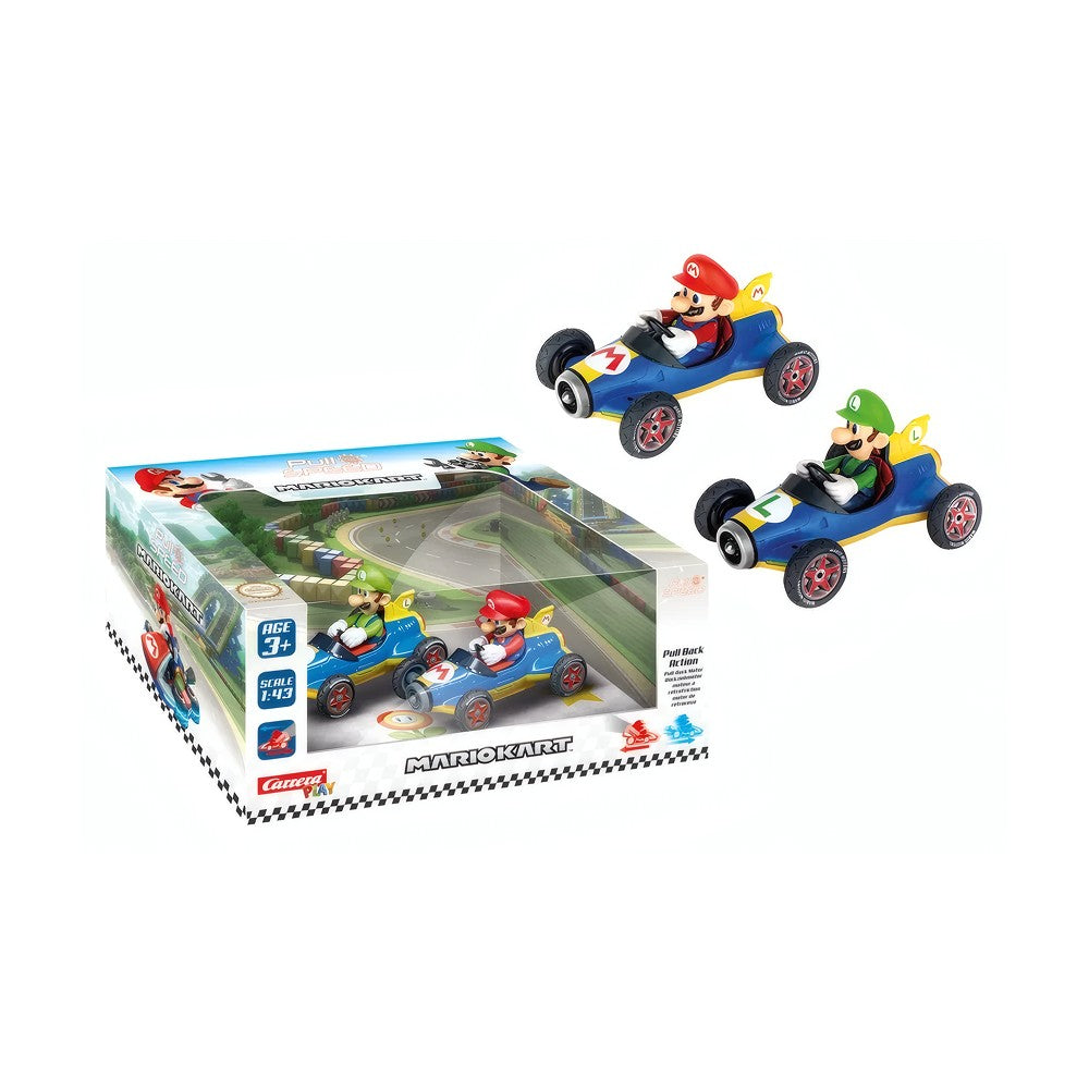 Carrera Mario Kart 8 Mach 8 Twinpack – Mario & Luigi