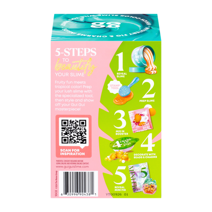 Gui Gui Slime Fruity Glow Single Pack Glow in the Dark Slime for Kids Age 6+