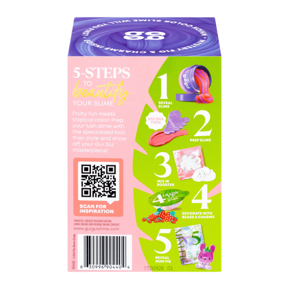 Gui Gui Slime Fruity Glow Single Pack Glow in the Dark Slime for Kids Age 6+
