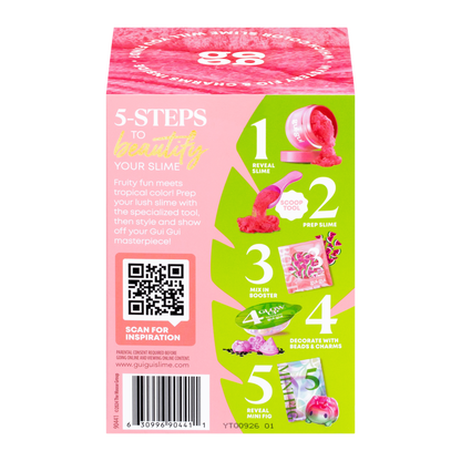 Gui Gui Slime Fruity Glow Single Pack Glow in the Dark Slime for Kids Age 6+
