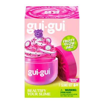 Gui Gui Slime Fruity Glow Single Pack Glow in the Dark Slime for Kids Age 6+