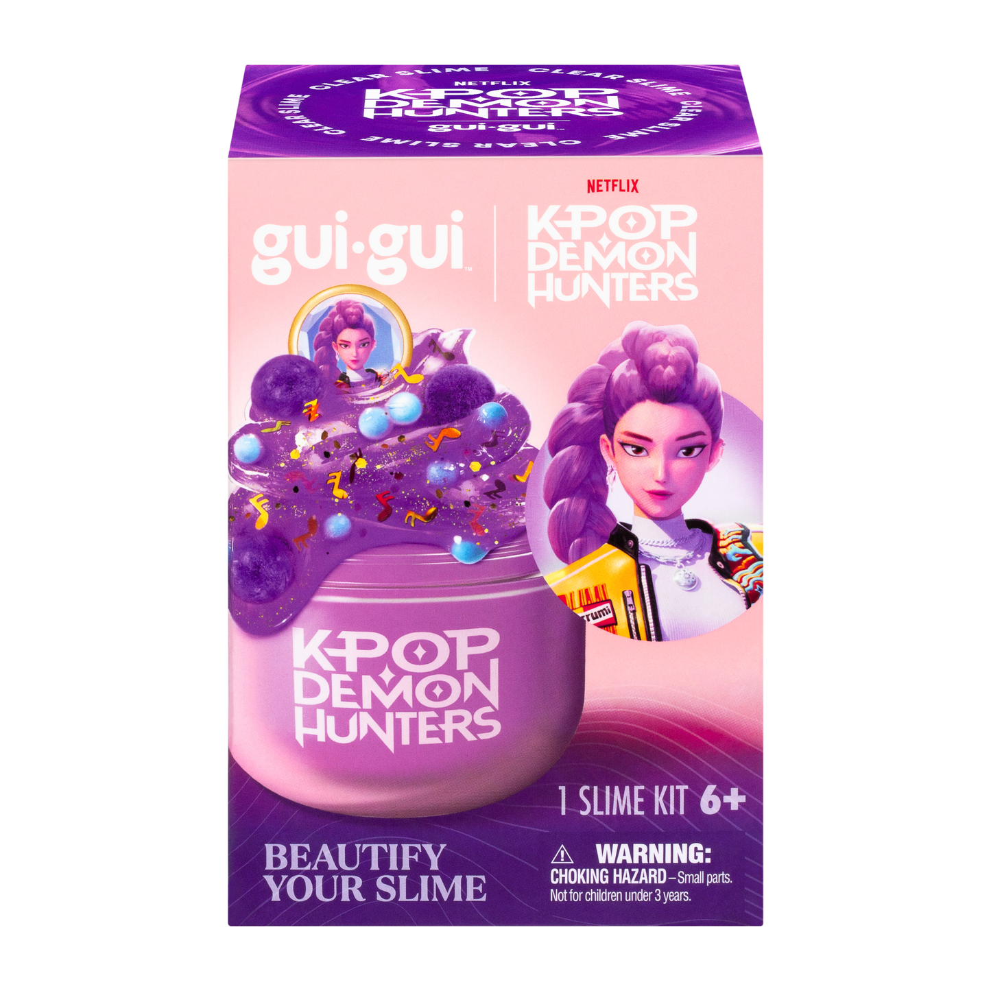GUI GUI K-Pop Demon Hunters Scented Slime Kit Mystery Pack for Kids Ages 6+