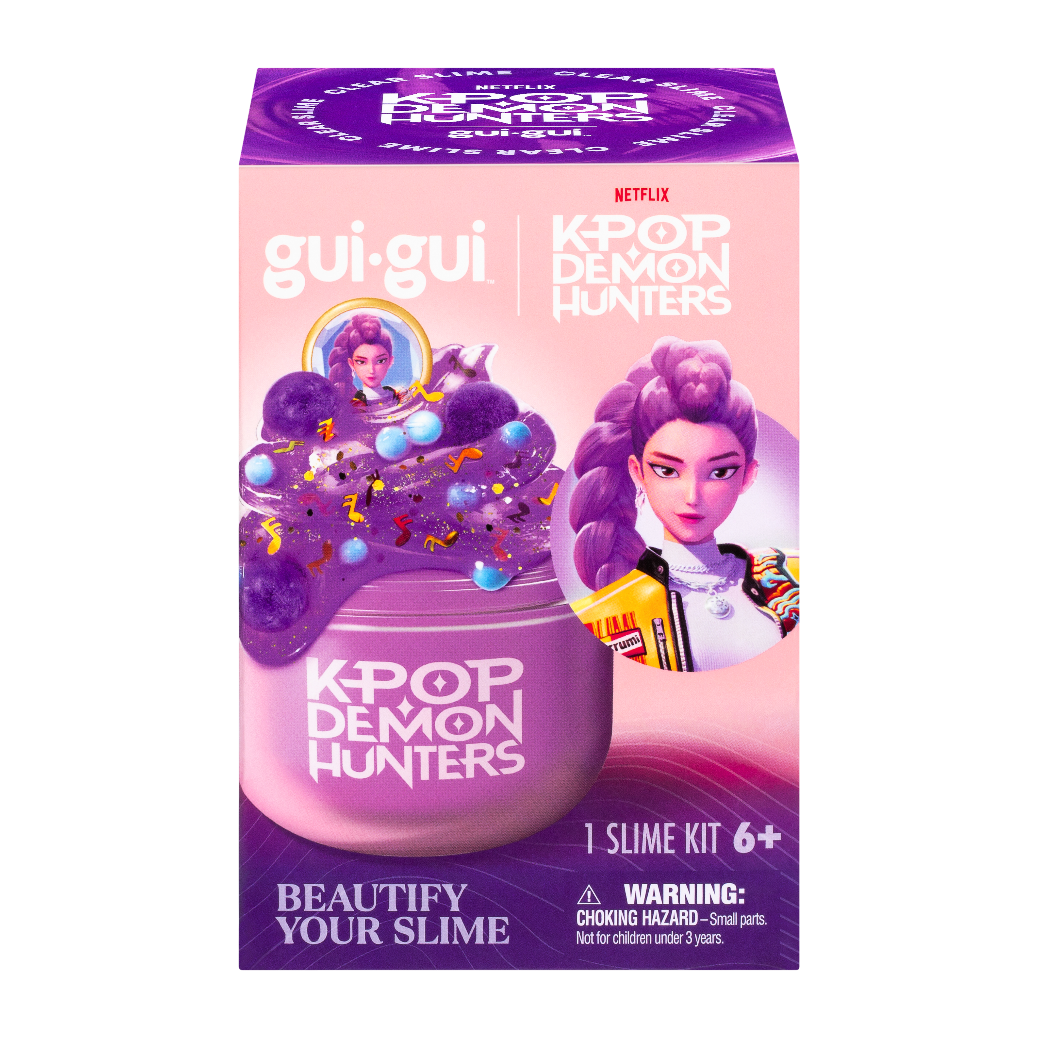 GUI GUI K-Pop Demon Hunters Scented Slime Kit Mystery Pack for Kids Ages 6+
