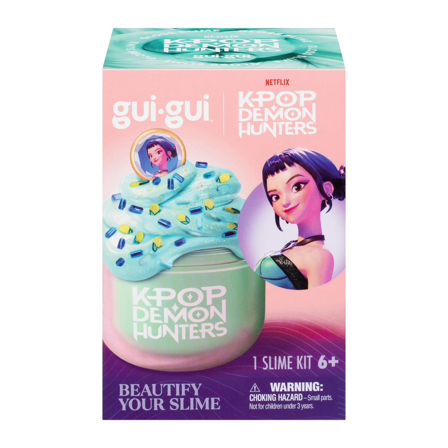GUI GUI K-Pop Demon Hunters Scented Slime Kit Mystery Pack for Kids Ages 6+