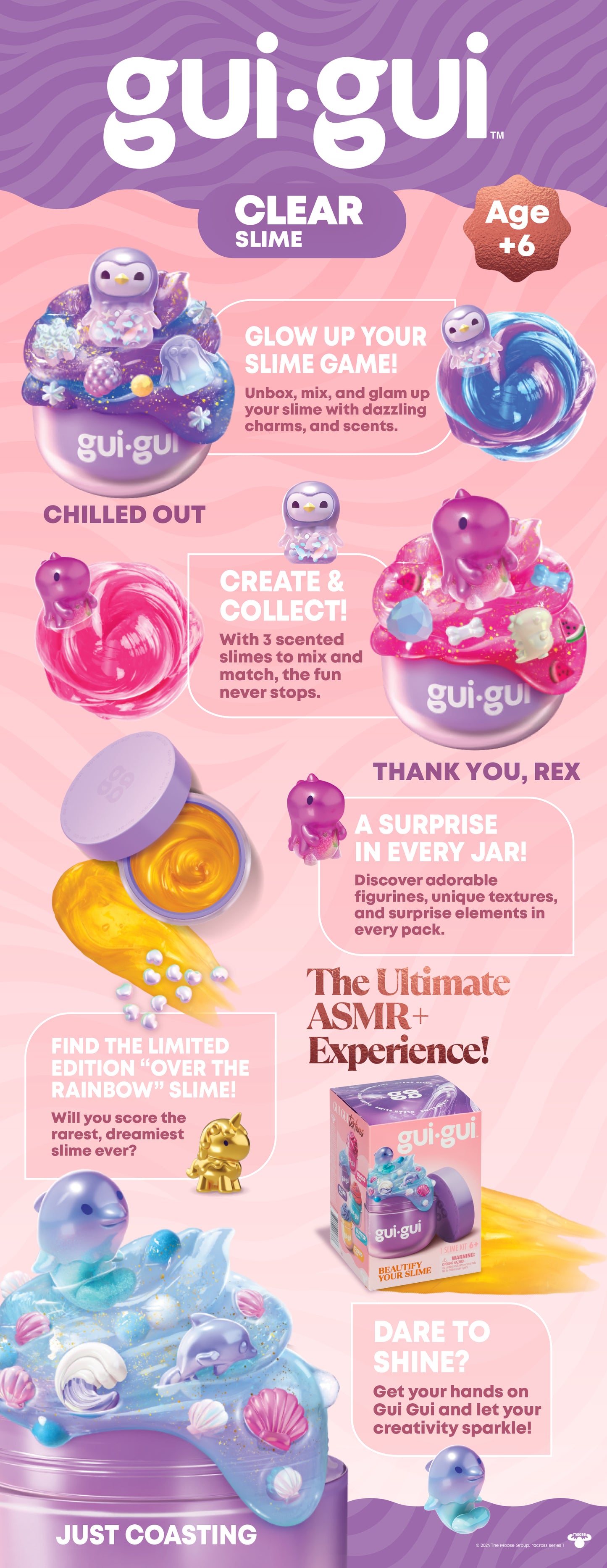 Gui Gui Slime Single Pack DIY Customizable Slime Kit for Kids Age 6+