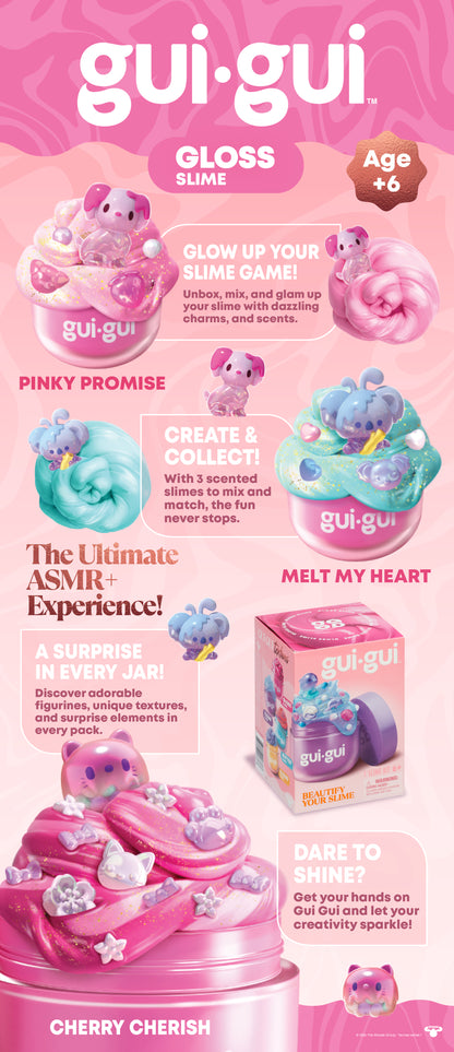 Gui Gui Slime Single Pack DIY Customizable Slime Kit for Kids Age 6+