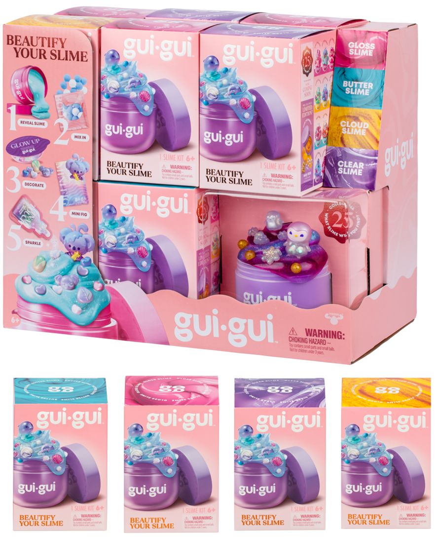 Gui Gui Slime Single Pack DIY Customizable Slime Kit for Kids Age 6+