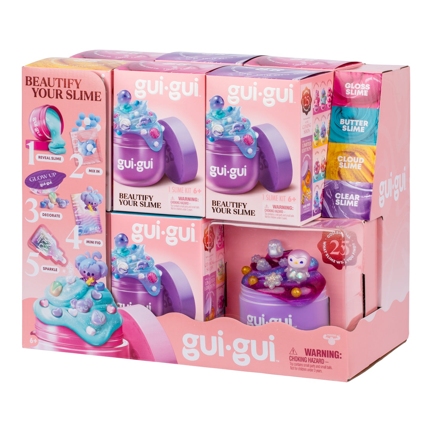 Gui Gui Slime Single Pack DIY Customizable Slime Kit for Kids Age 6+