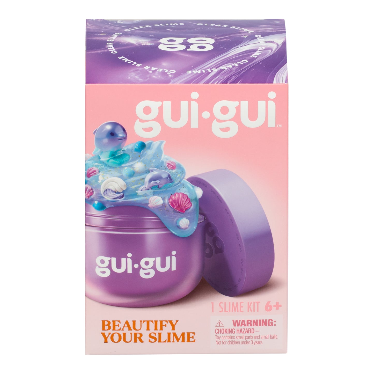 Gui Gui Slime Single Pack DIY Customizable Slime Kit for Kids Age 6+
