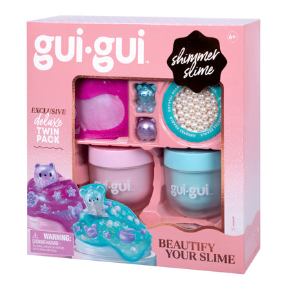 Gui Gui Deluxe Twin Pack DIY Customizable Slime Kit for Kids Age 6+