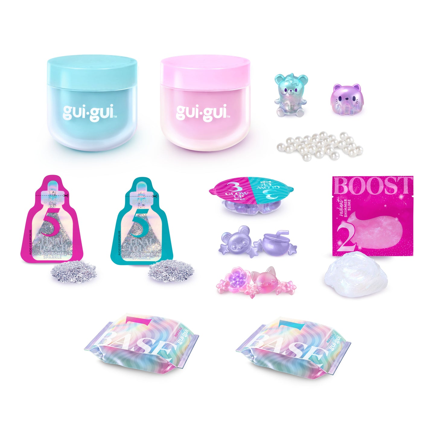 Gui Gui Deluxe Twin Pack DIY Customizable Slime Kit for Kids Age 6+