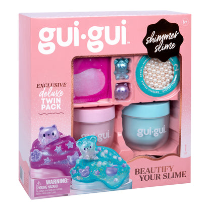 Gui Gui Deluxe Twin Pack DIY Customizable Slime Kit for Kids Age 6+