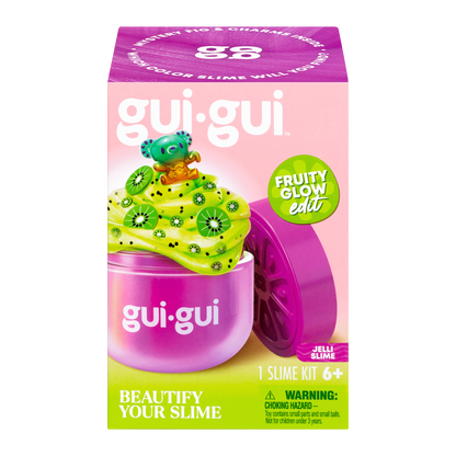 Gui Gui Slime Fruity Glow Single Pack Glow in the Dark Slime for Kids Age 6+