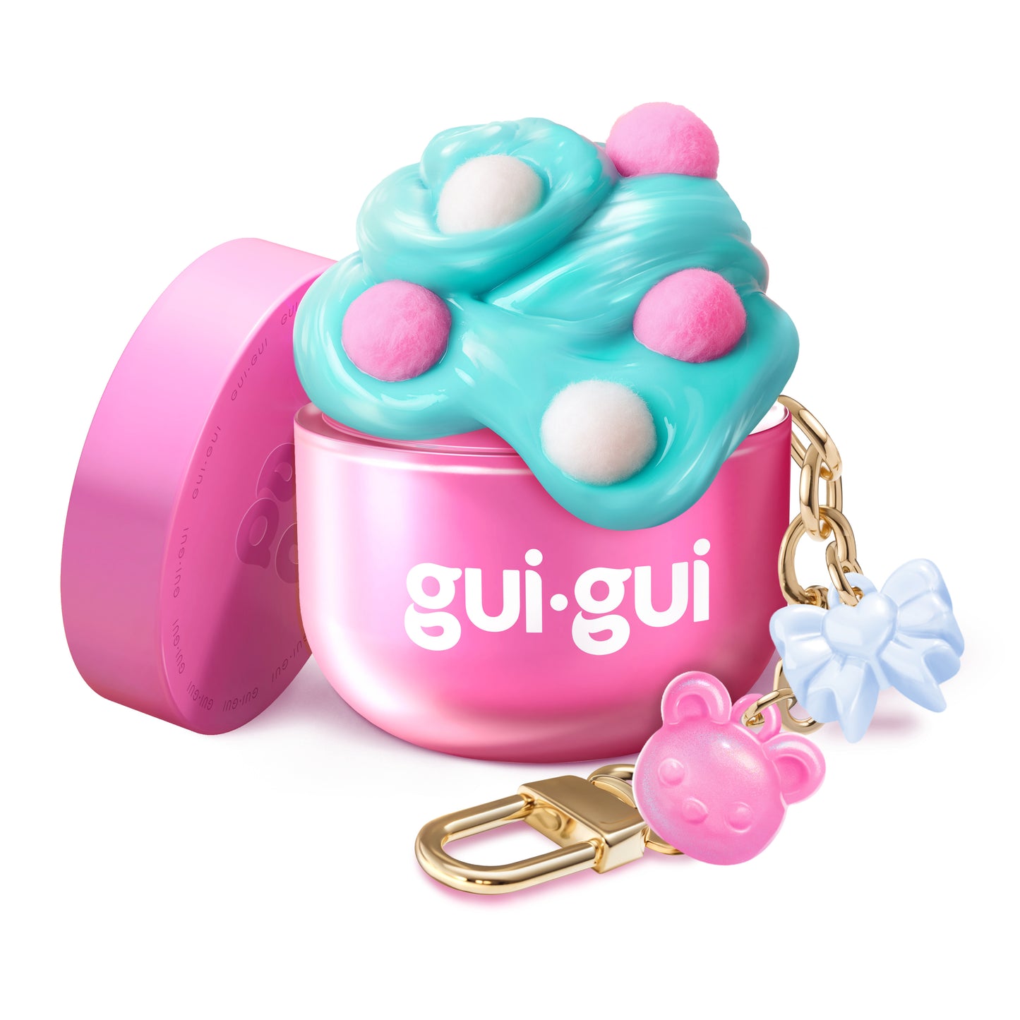 Gui Gui Slime Mini Pack – Stretchy Slime with Glitter & Charms or Kids 6+