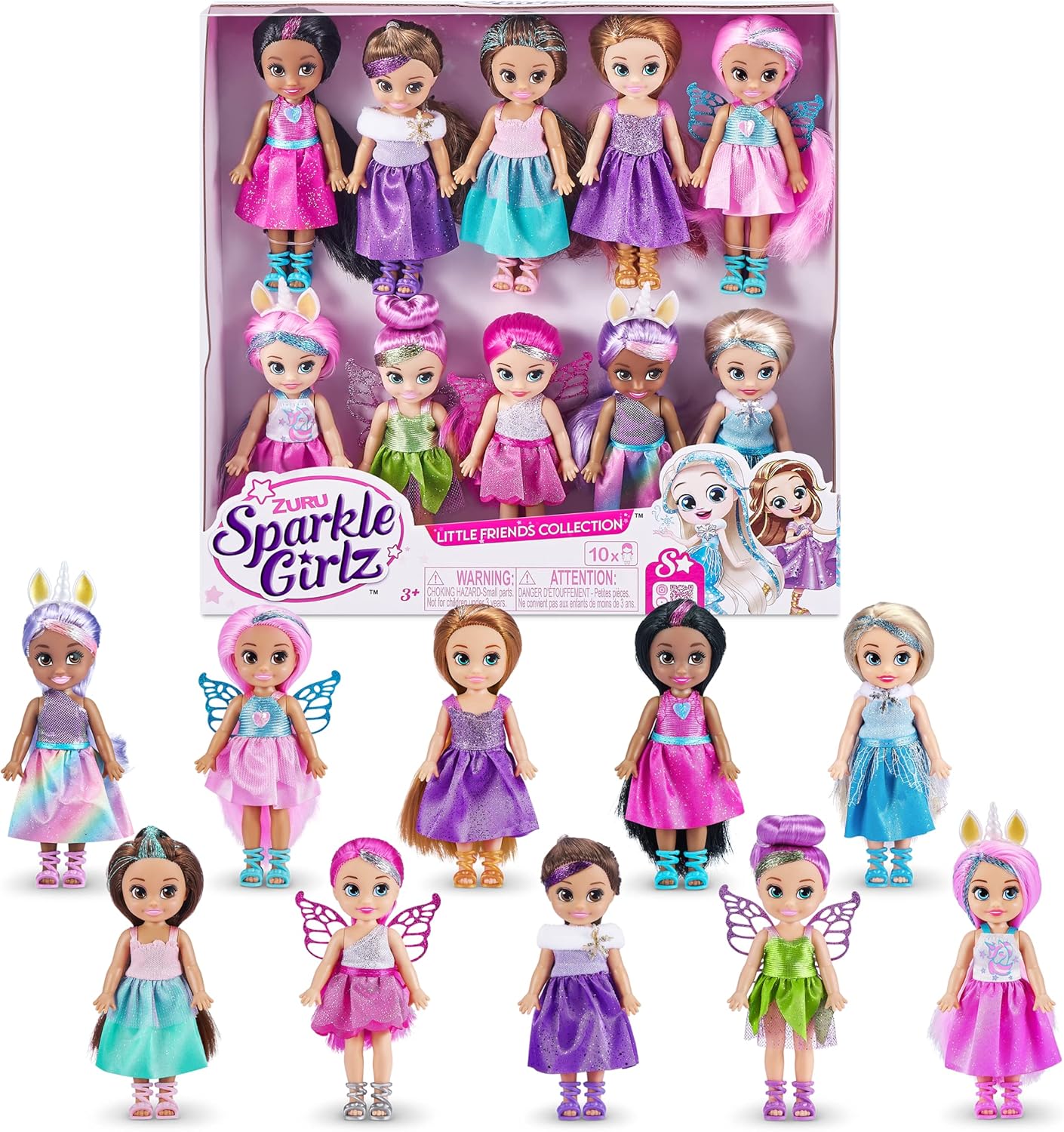 2022-S001-SPARKLE GIRLZ-DOLLS PLAYSET