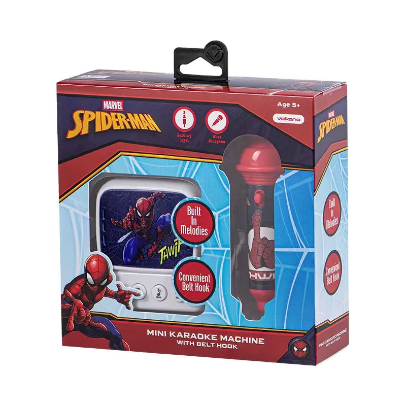Spider-Man Small Karaoke Machine With Belt Hook