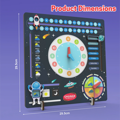 Chanak Clock Puzzle Set (Wooden)