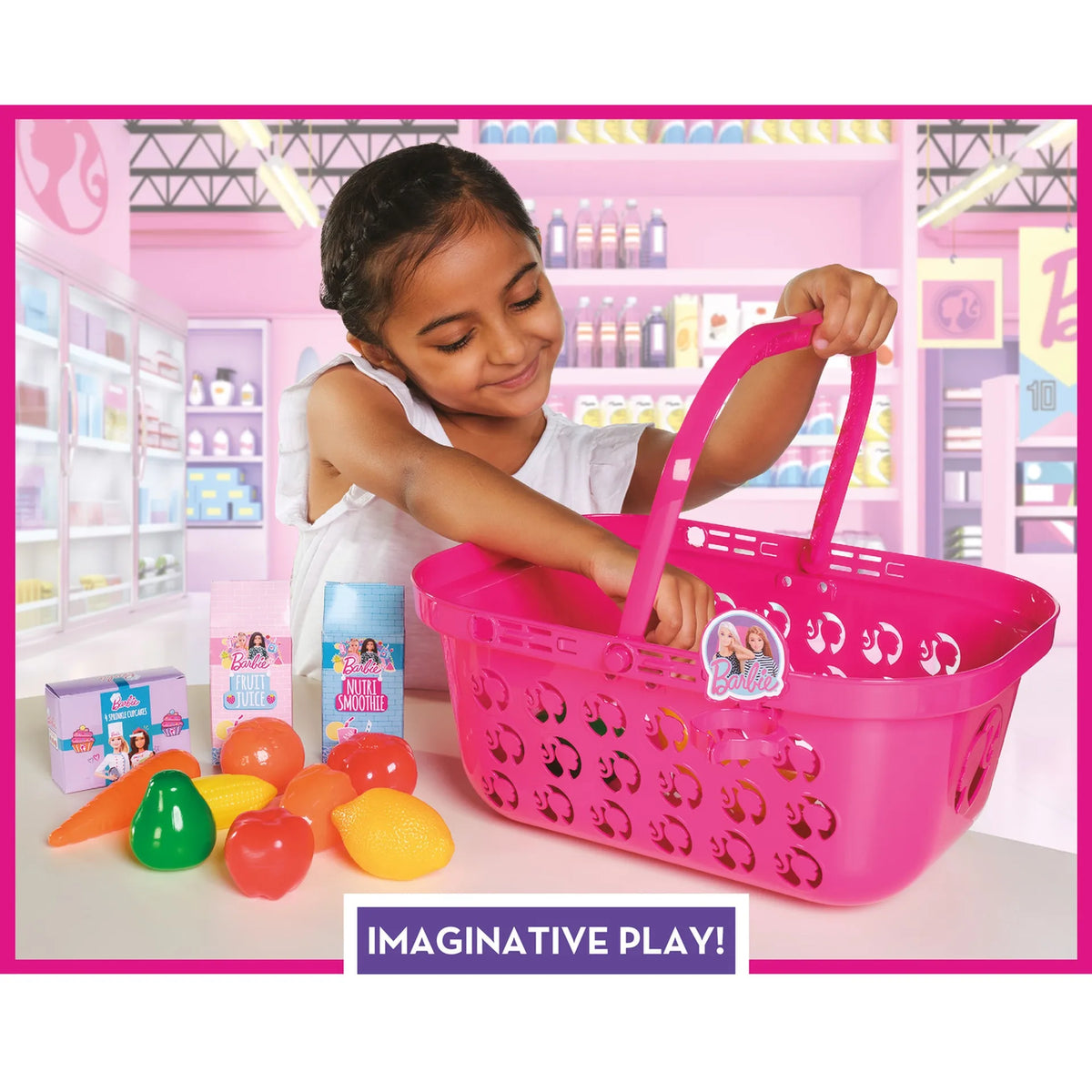 Barbie Shopping Basket Playset