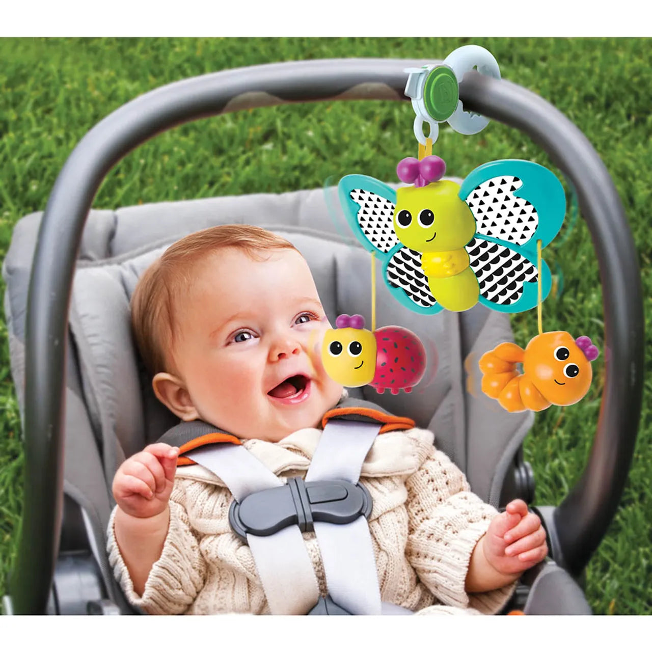 DINGLE-DANGLE BUG STROLLER CLIP