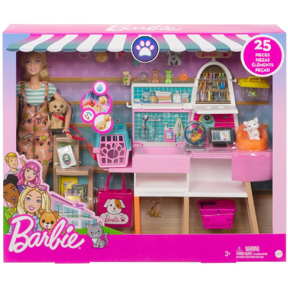 Barbie Pet Supply Store Playset