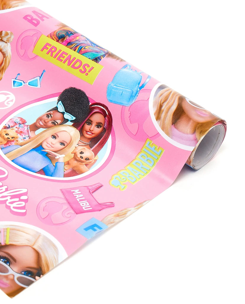 Barbie Gift Wrap 2m x 70cm Official Barbie Wrapping Paper