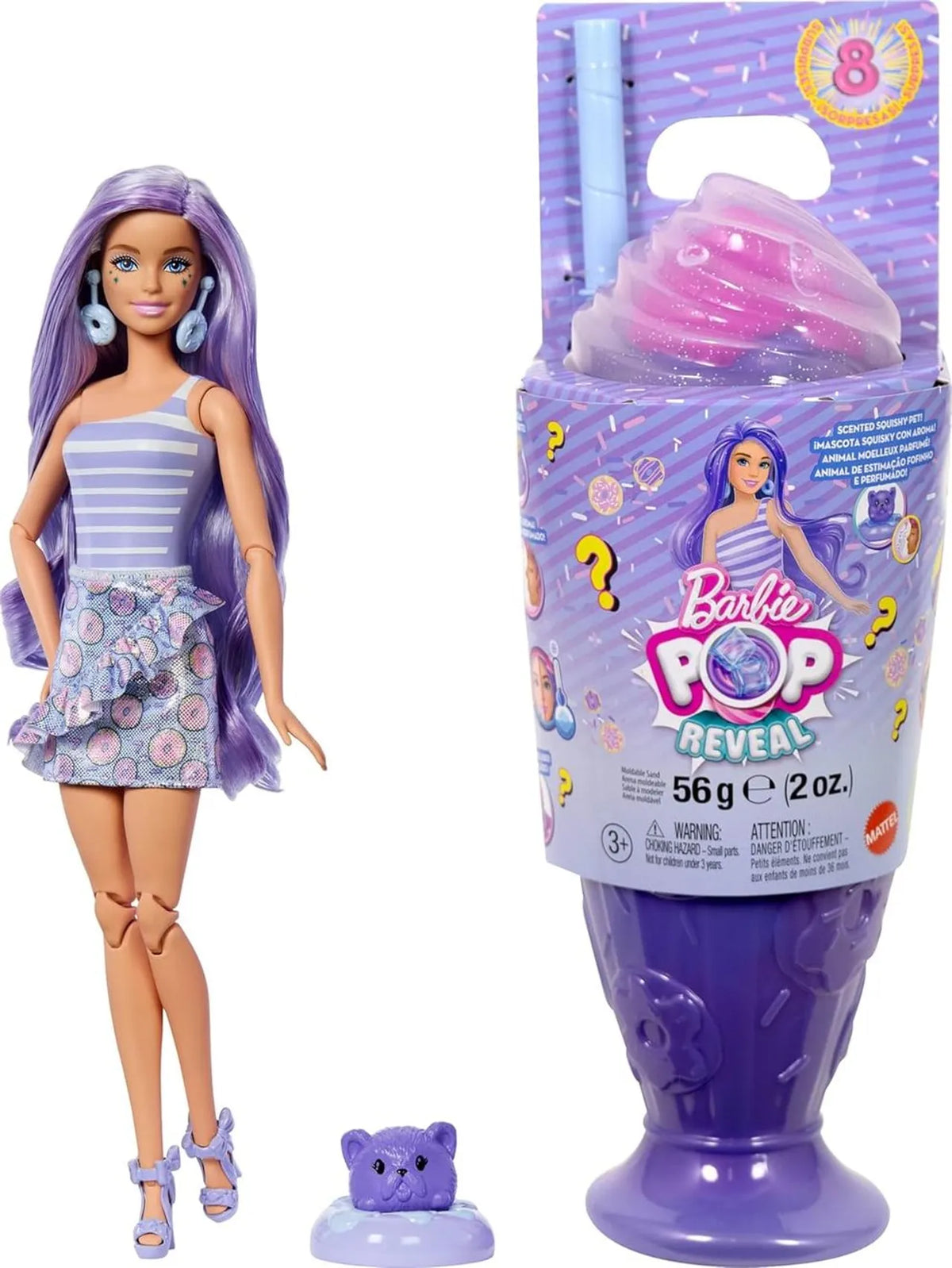 Barbie®️ Pop! Reveal Purple Hair