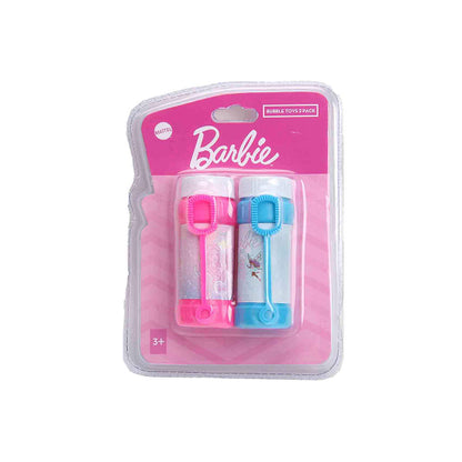 Barbie Bubble Bottle 2 Pack – Kids Bubble Solution with Bubble Wands