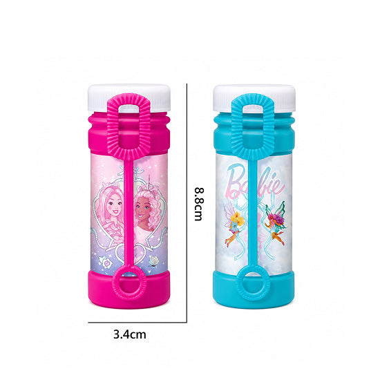 Barbie Bubble Bottle 2 Pack – Kids Bubble Solution with Bubble Wands
