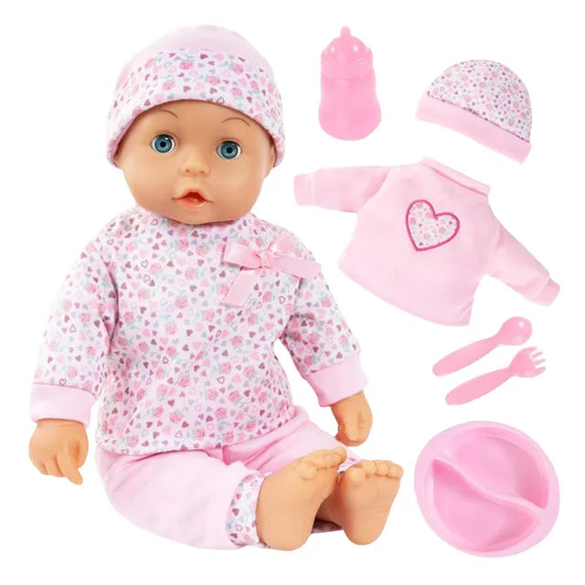Bayer Baby Doll 38Cm Bottle & Feeding Playset