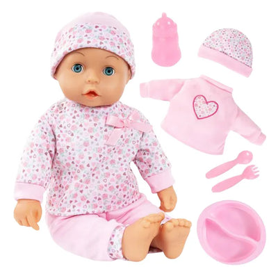 Bayer Baby Doll 38Cm Bottle & Feeding Playset