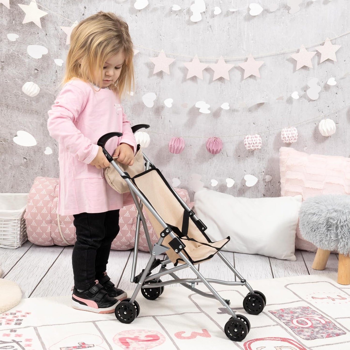 Bayer Dolls Buggy Set With Bag 46Cm