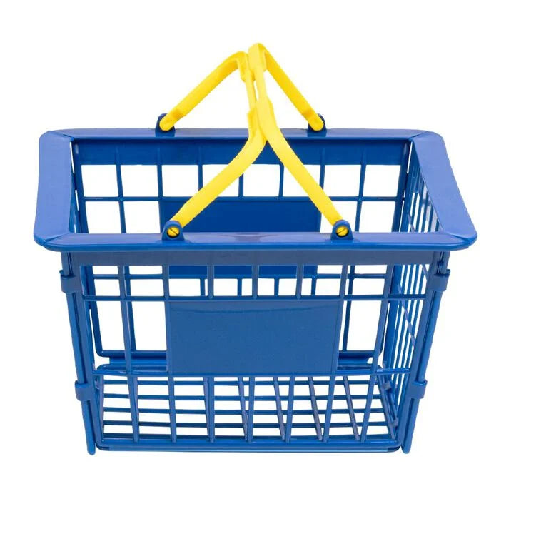 Kids Shopping Cart with Doll Seat & Play Food Set