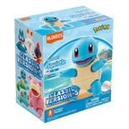 Pokémon Squirtle figure packaging by Blokees on a white background