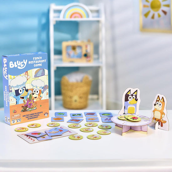 Bluey Fancy Restaurant Game Roleplay Family Board Game