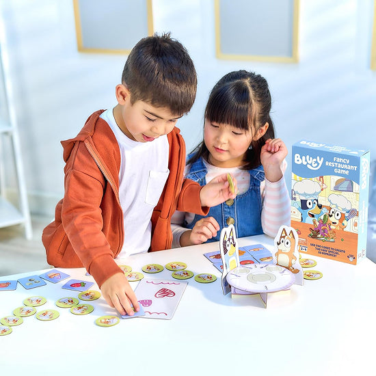 Bluey Fancy Restaurant Game Roleplay Family Board Game