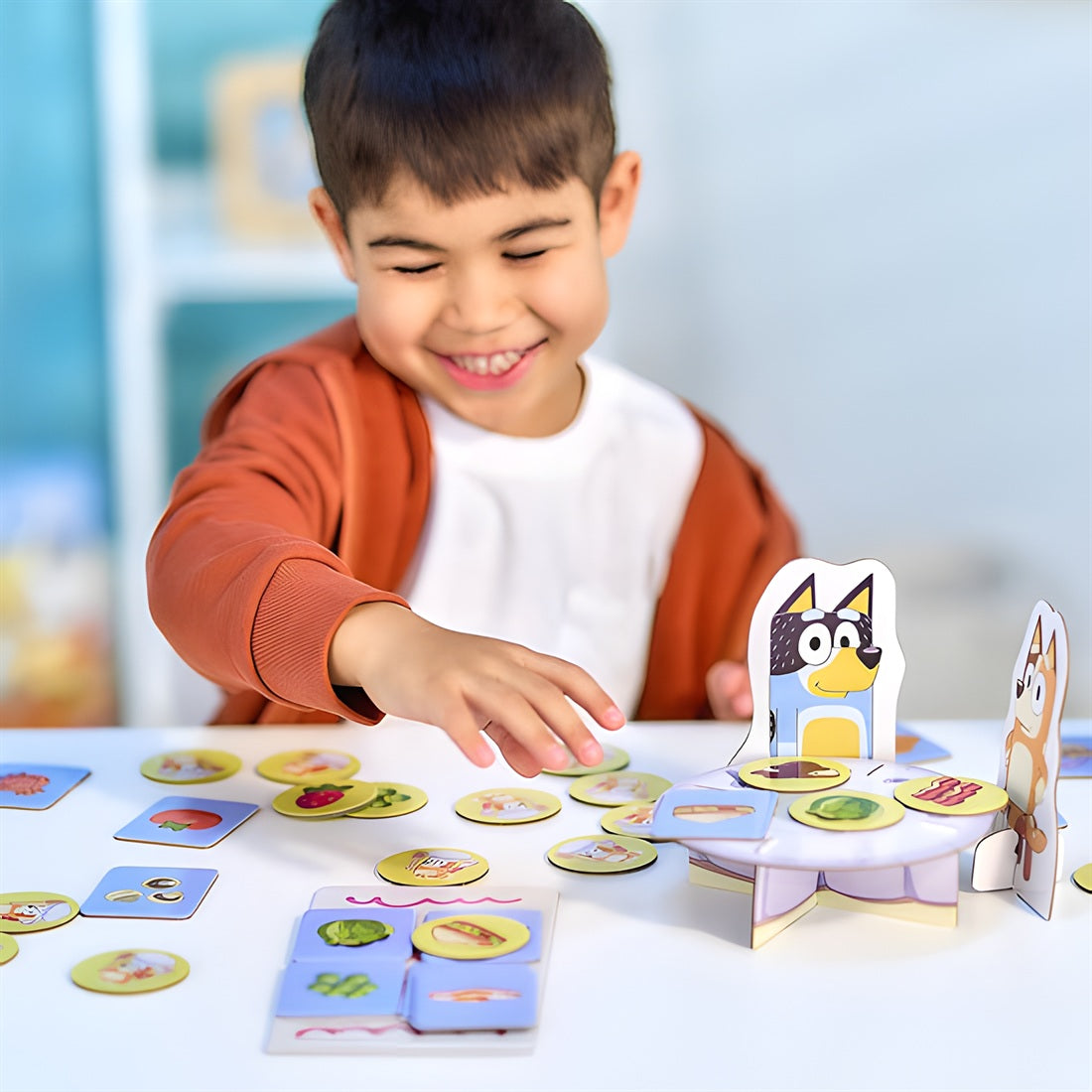 Bluey Fancy Restaurant Game Roleplay Family Board Game