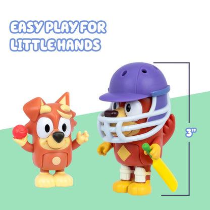 Bluey Cricket Figure 2-Pack Rusty & Dusty with Accessories