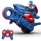 Marvel - Captain America Blaze & Race Remote Control Bike