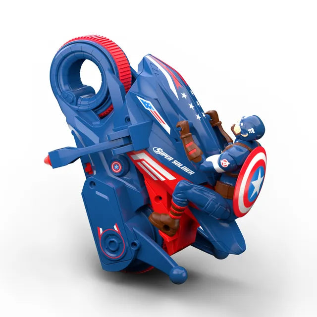 Marvel - Captain America Blaze & Race Remote Control Bike