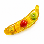 Squeezy Banana Clear Squishy Toy (3+ Years)