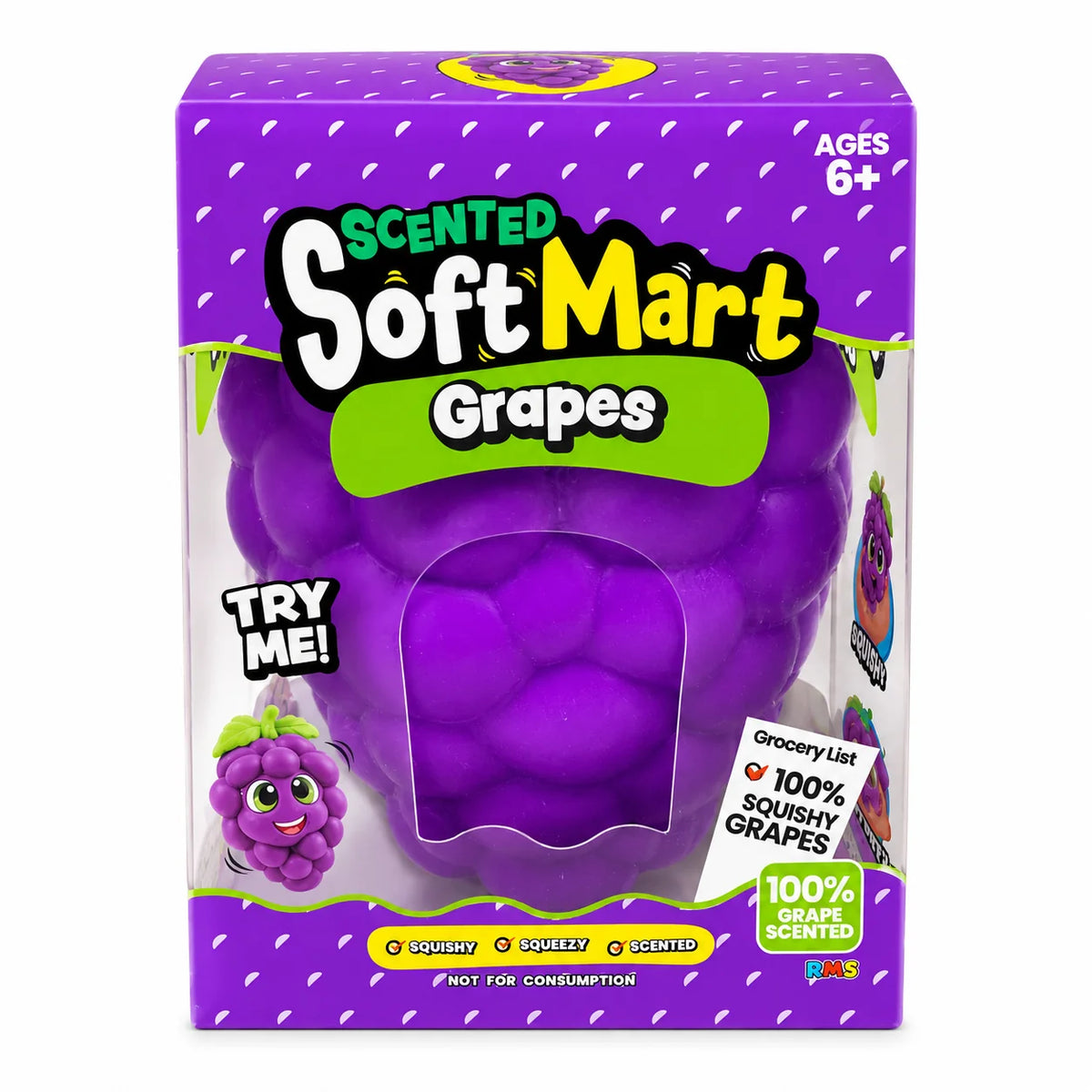 Grapes Squishy Stress Toy (6+ Years)