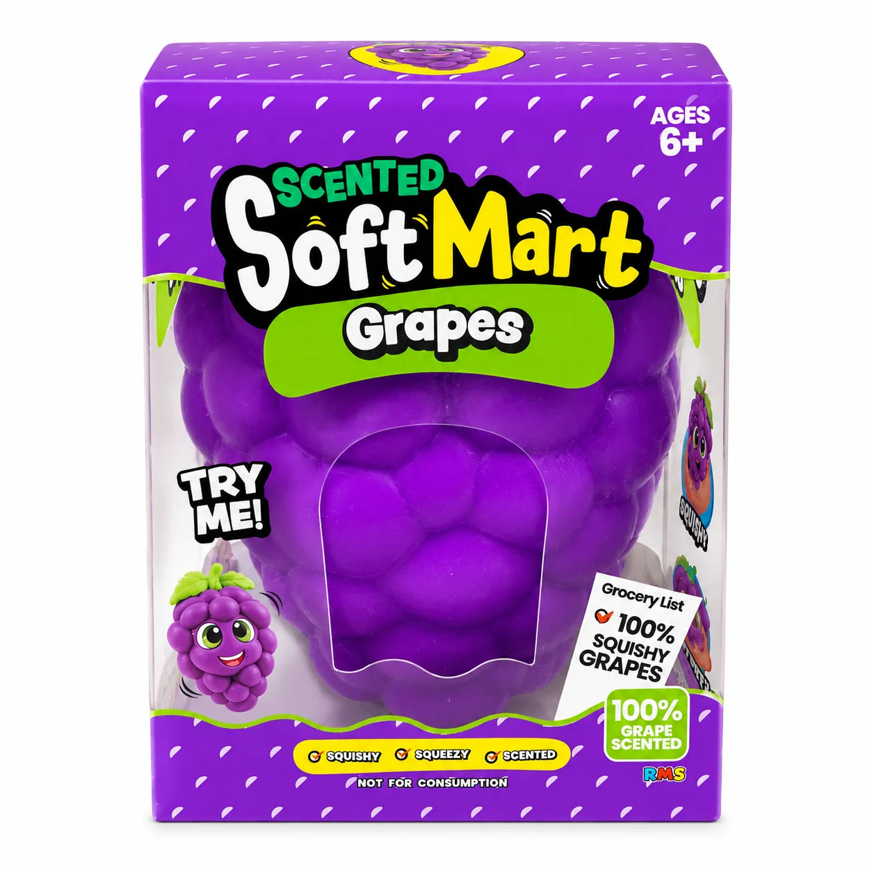 Grapes Squishy Stress Toy (6+ Years)