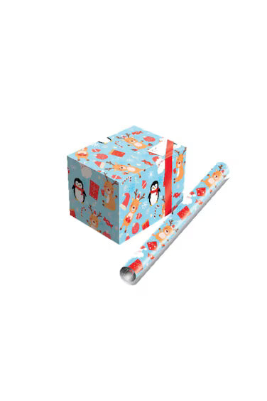 Christmas Gift Wrap 2m x 70cm Festive Holiday Wrapping Paper