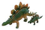 2 pcs Stegosaurus in open touch box