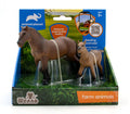 2 pcs horses in open touch box