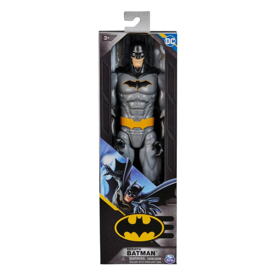 Toy figure of a superhero in packaging with visible branding on a white background