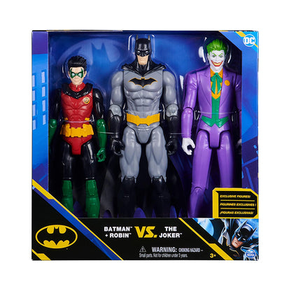 DC Batman 12-Inch Action Figure 3-Pack Batman Robin & The Joker