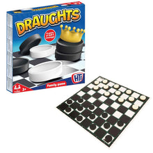 Classic Draughts Board Game Family Strategy Game for Kids & Adults