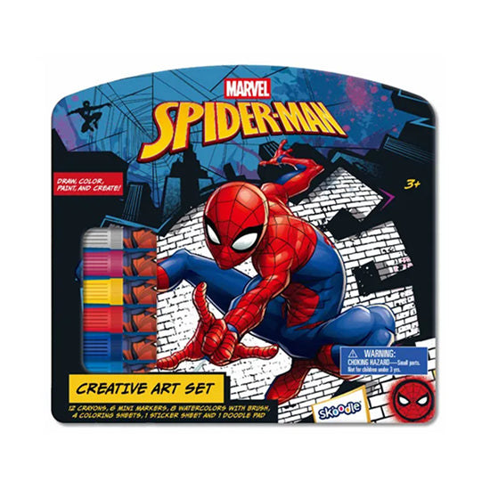Marvel Spider-Man 50+ Creative Art Set Coloring & Activity Kit